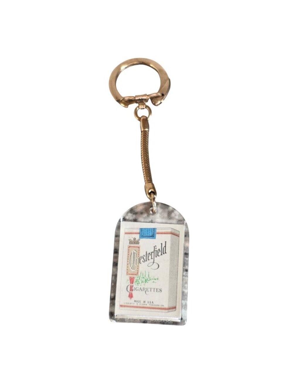 Vintage Liggett and Myers Tobacco Co. Chesterfield Cigarettes Key Chain Holder